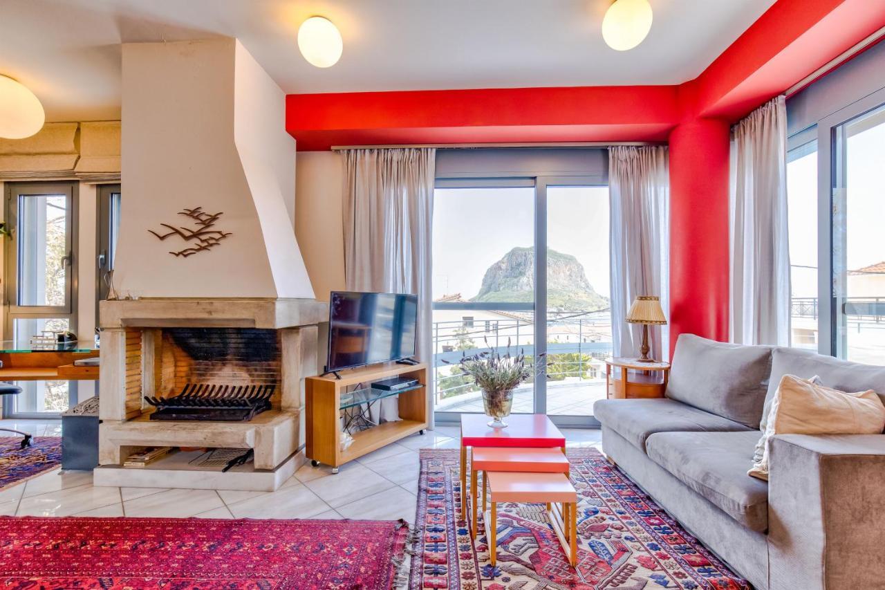Monemvasia Modern Flat With Panoramic Sea View Exterior photo